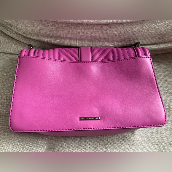 Rebecca Minkoff Orchid Pink Quilted Crossbody Bag / Purse - Picture 6 of 14